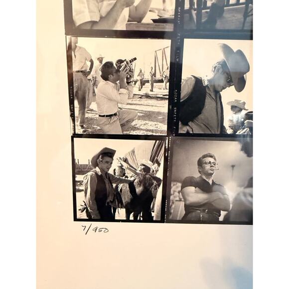 Sid Avery Collage Print James Dean "Giant" 1955 Signed & Numbered - Picture 4 of 6